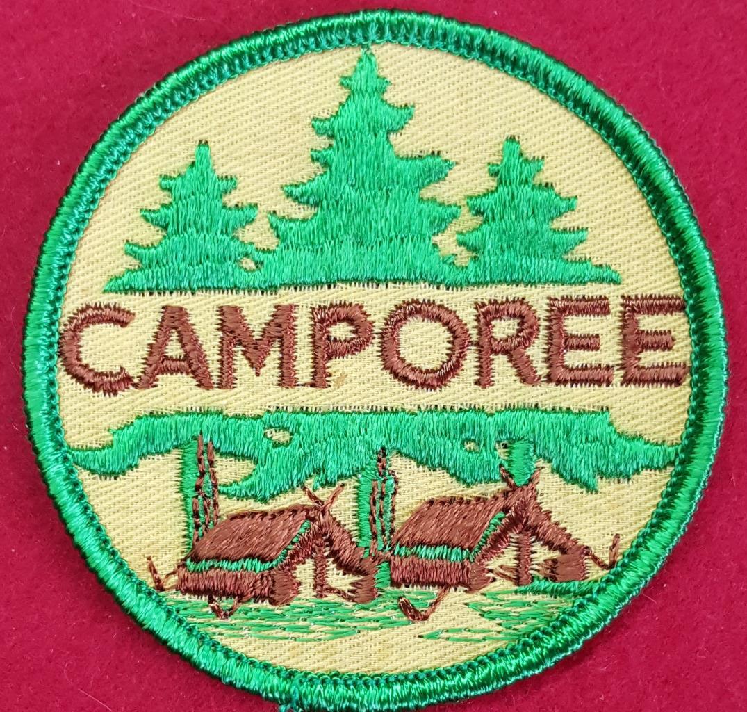 1960s Generic Camporee Patch - Mint - Free S&H - BSA/Boy Scouts of America