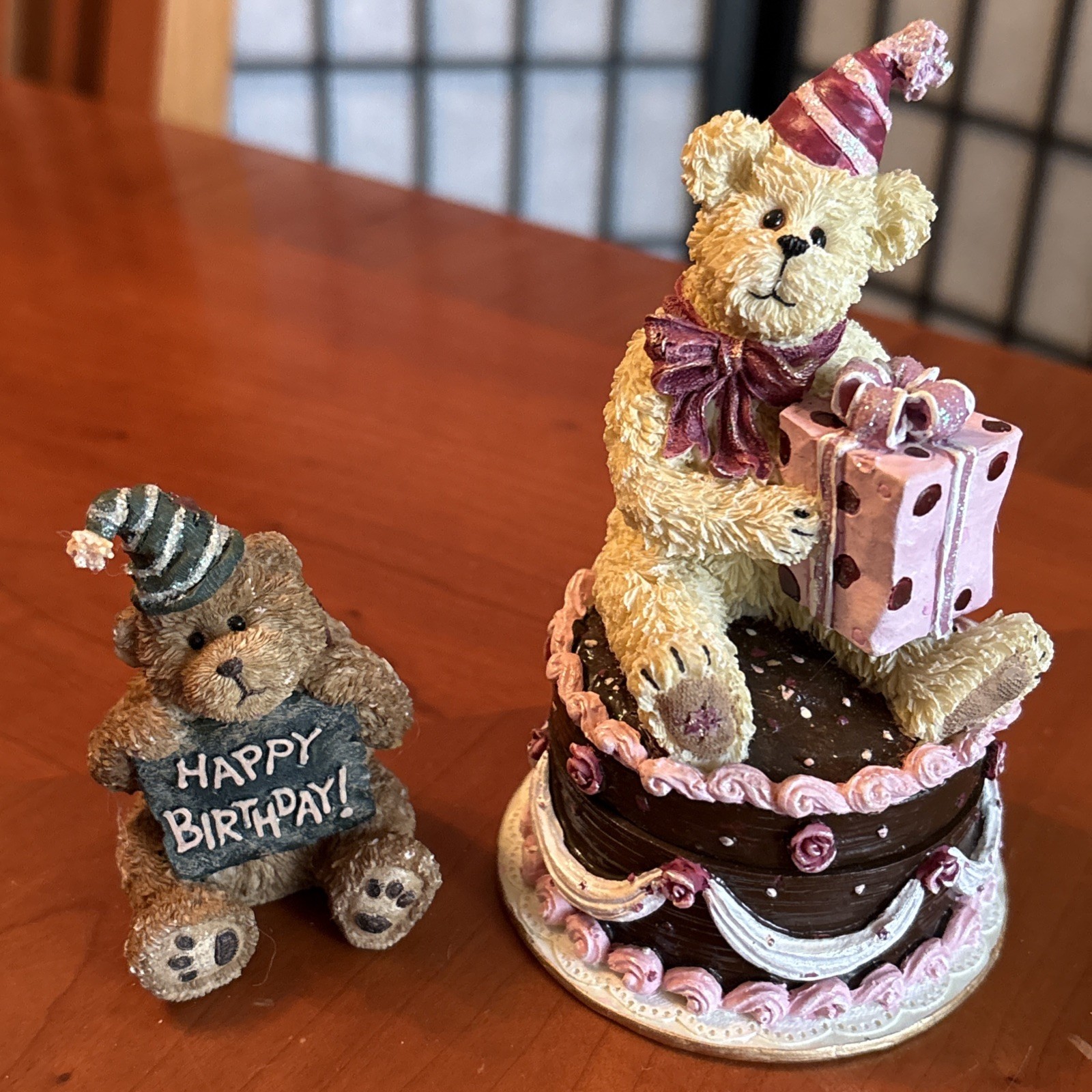 Boyds Bears Eubie Celebratin Happy Birthday 1E Bearstone 2006 #2277986 & #229803 Boyds Bears Eubie Celebratin Happy Birthday 1E Bearstone 2006 #2277986 & #229803