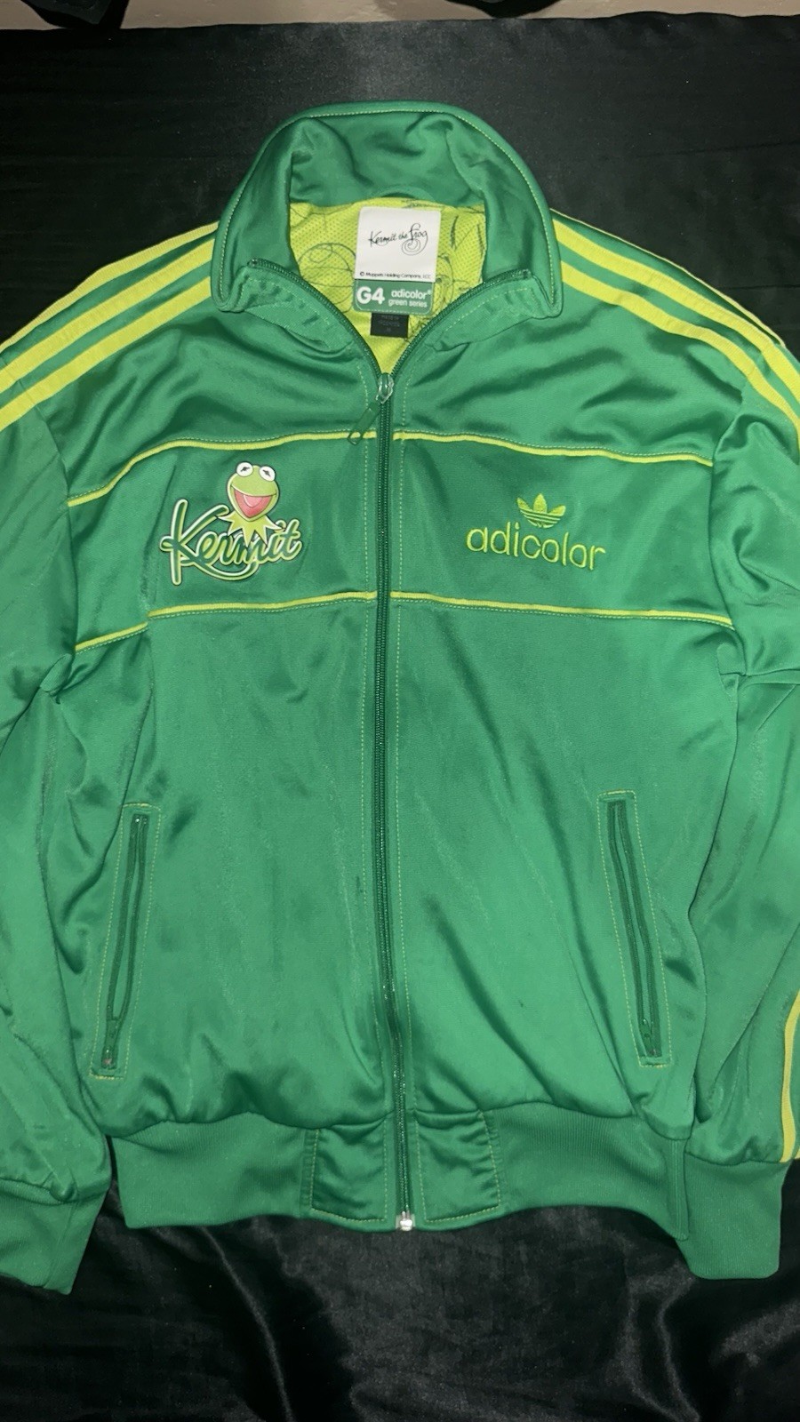 Rare Kermit The Frog And Adidas Collaboration Good Condition Rare Kermit The Frog And Adidas Collaboration Good Condition