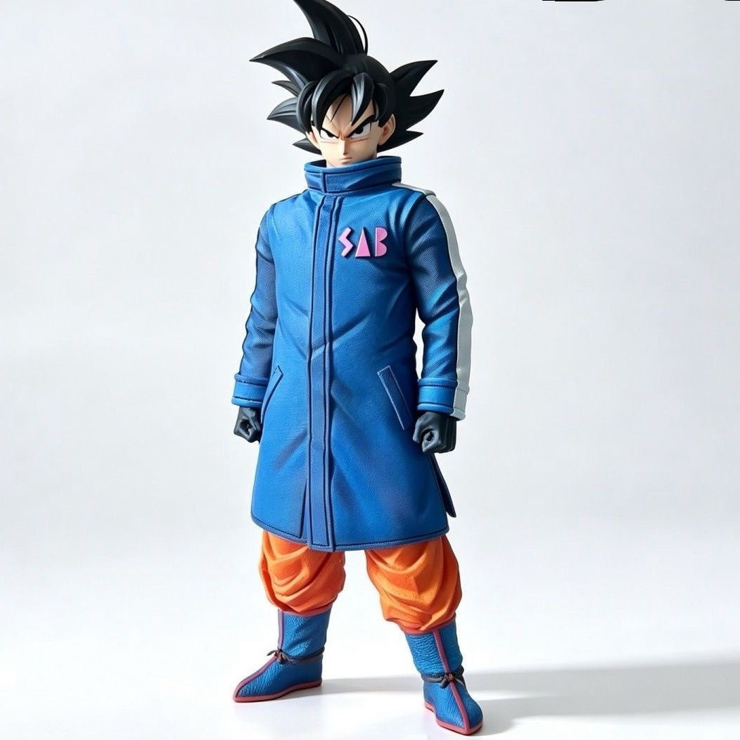 Dragon Ball Goku Vegeta Snow Scene GK Figure Statue Anime Collectible Gift 30cm