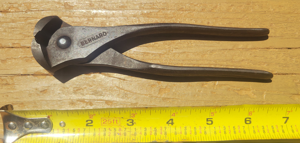 Bernard, End Cutting Nippers, USA Hand Tool