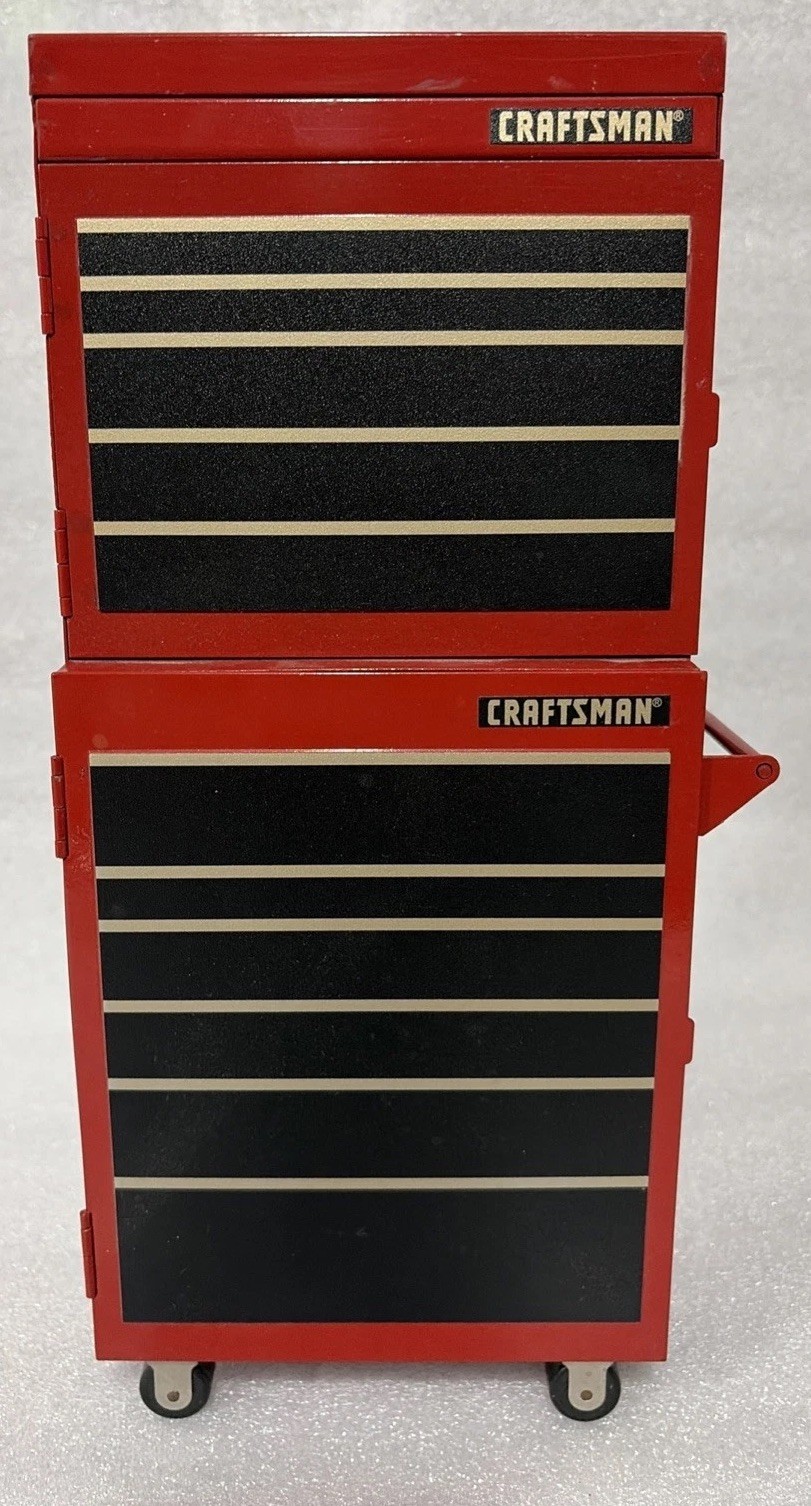 Vintage 1999 Millennium Edition Craftsman Miniature Tool Box 11\