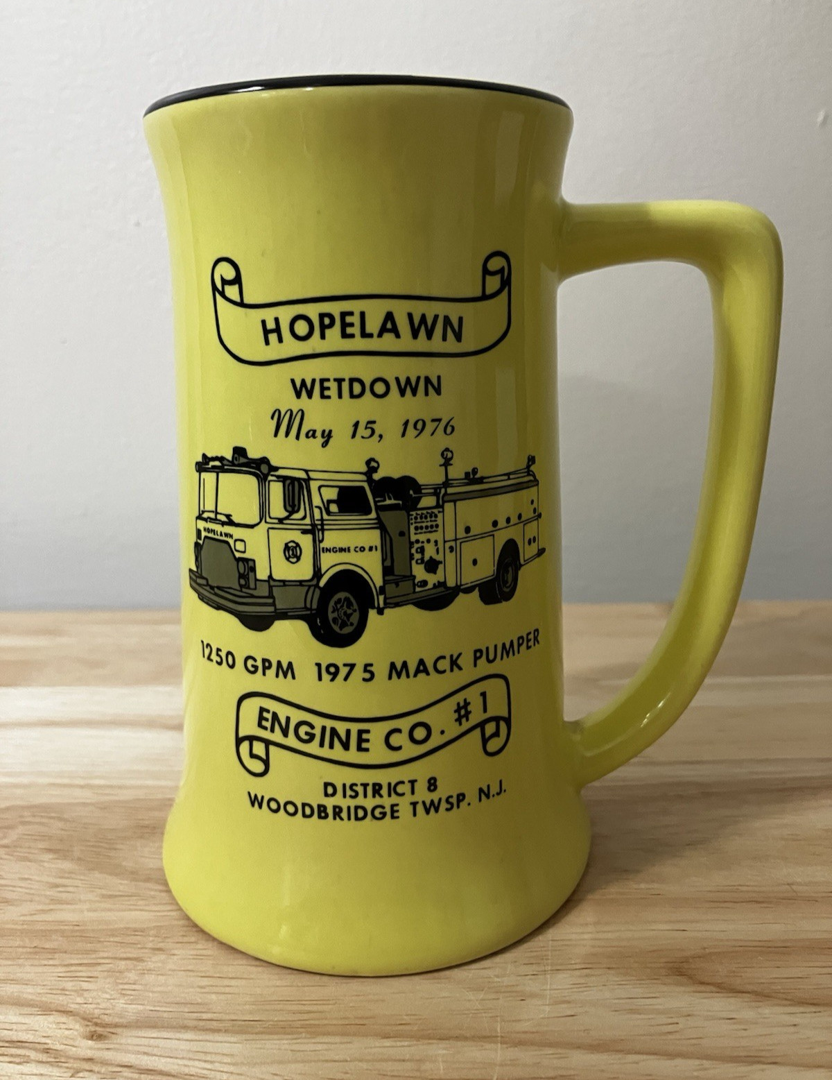 Vtg STEIN Hopelawn Engine Co. #1 Wetdown May 15, 1976 District 8 Woodbridge NJ