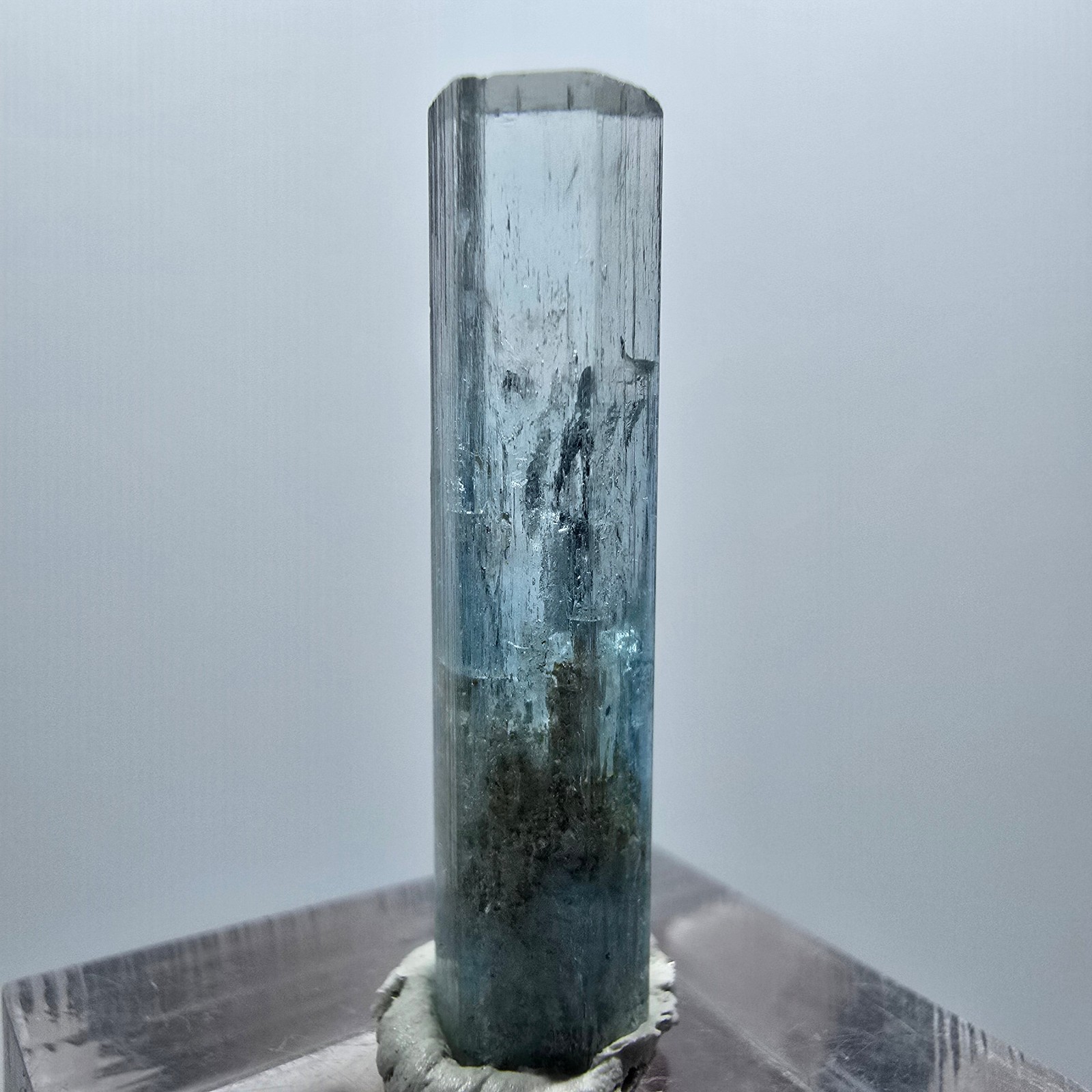 Clear Aquamarine X Crystal Erongo, Namibia 29*6*6mm #12900