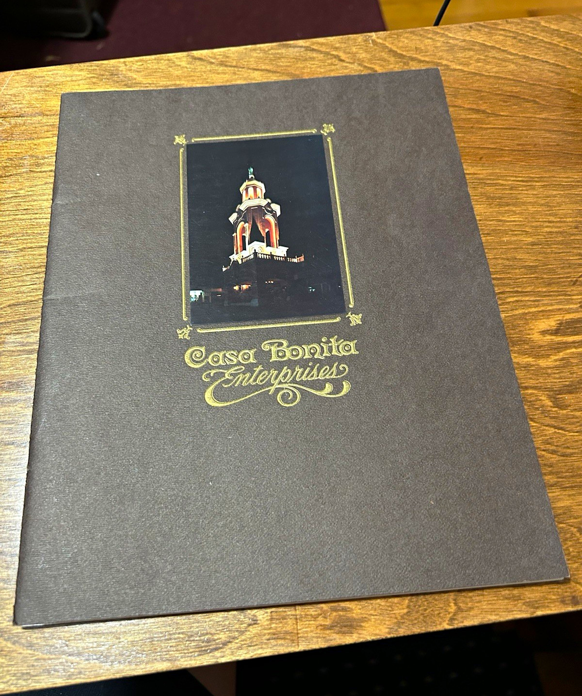 Casa Bonita Enterprises Brochure Booklet - Restaurant History & Photos