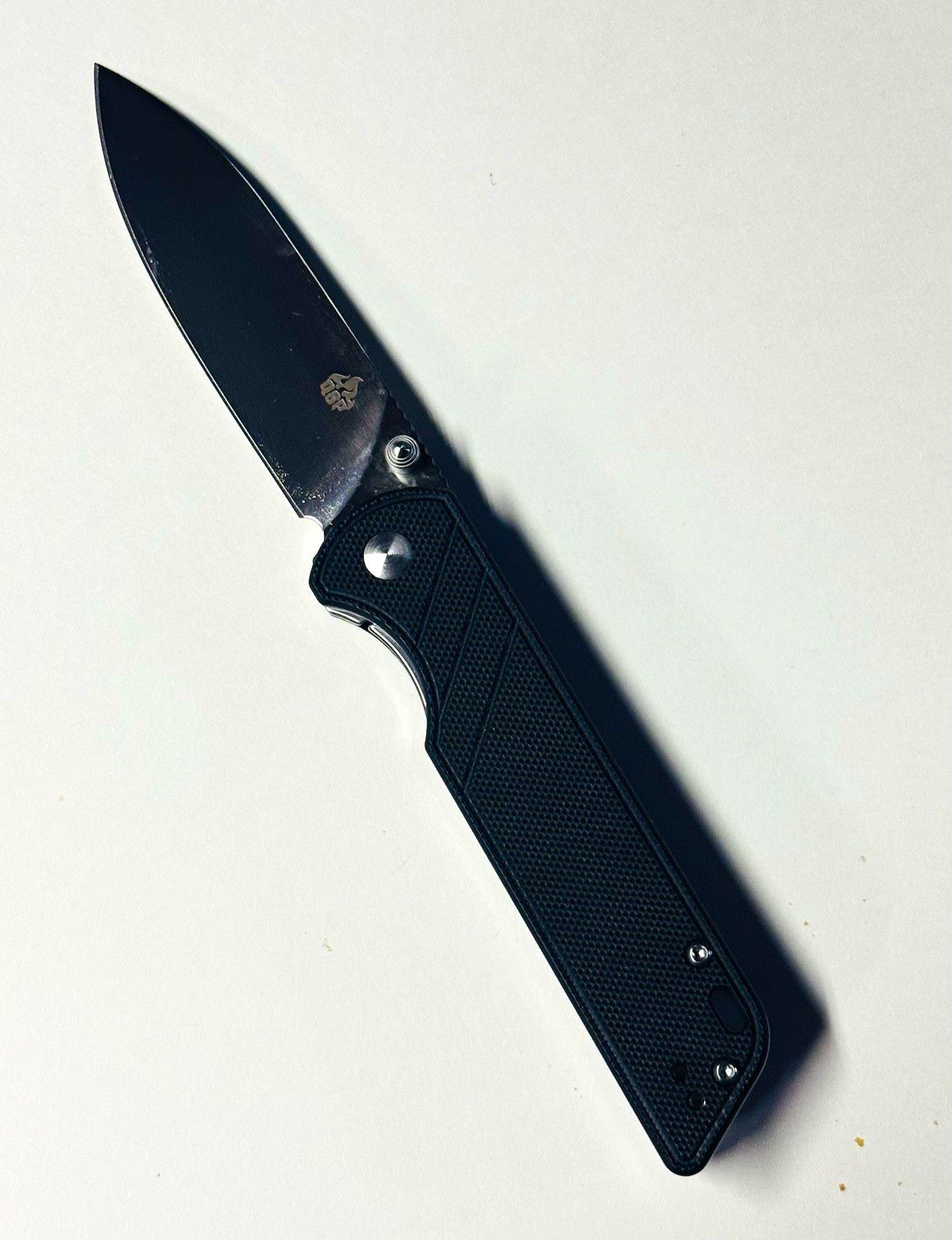 QSP Parrot V2 Folding Knife 3.25” D2 Steel Spear Point Blade Black G10 EDC NEW QSP Parrot V2 Folding Knife 3.25” D2 Steel Spear Point Blade Black G10 EDC NEW