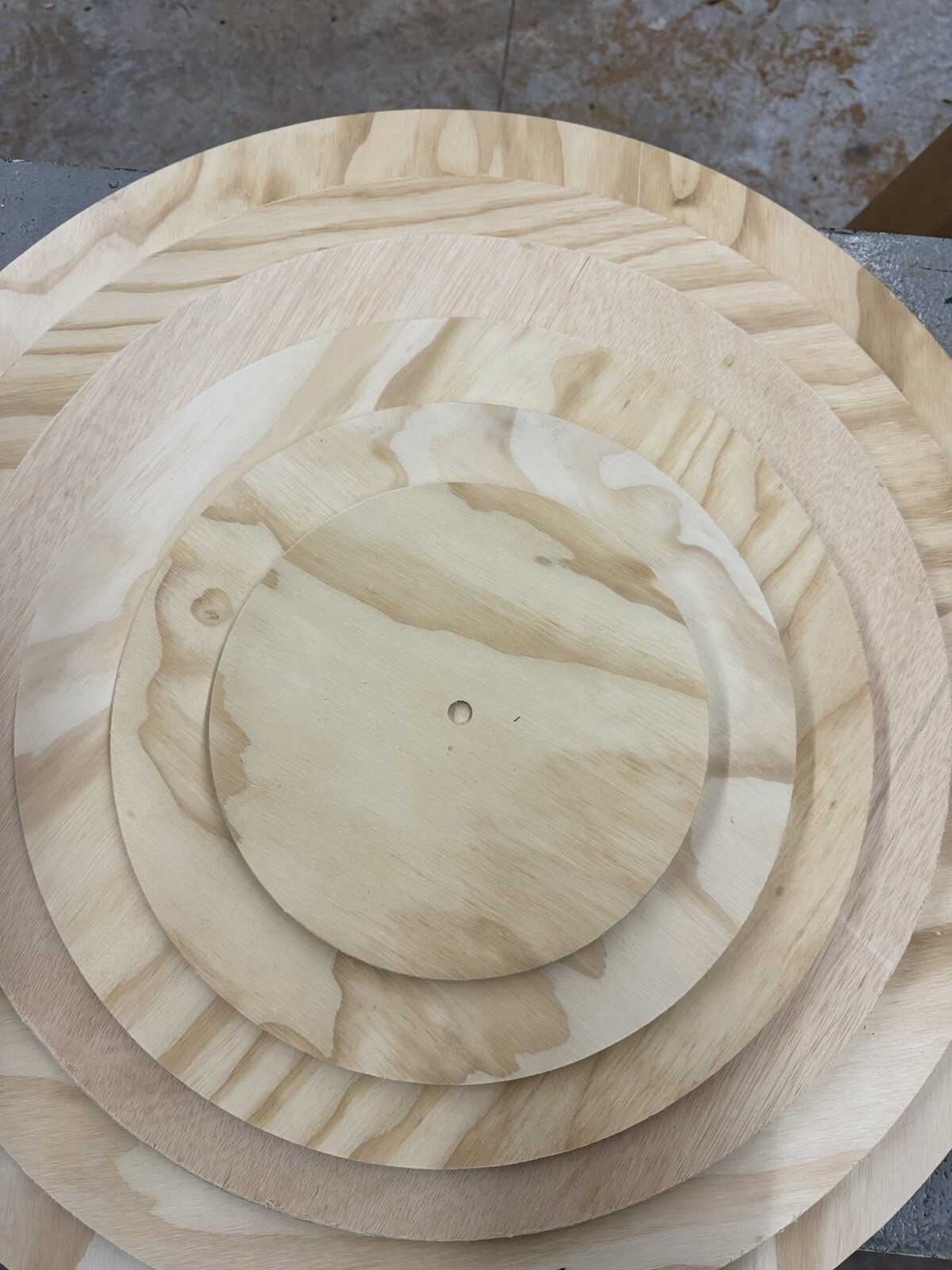 Christmas Tree Village Display Stand Circles | DIY | Cnc Cut Ready To Paint |
