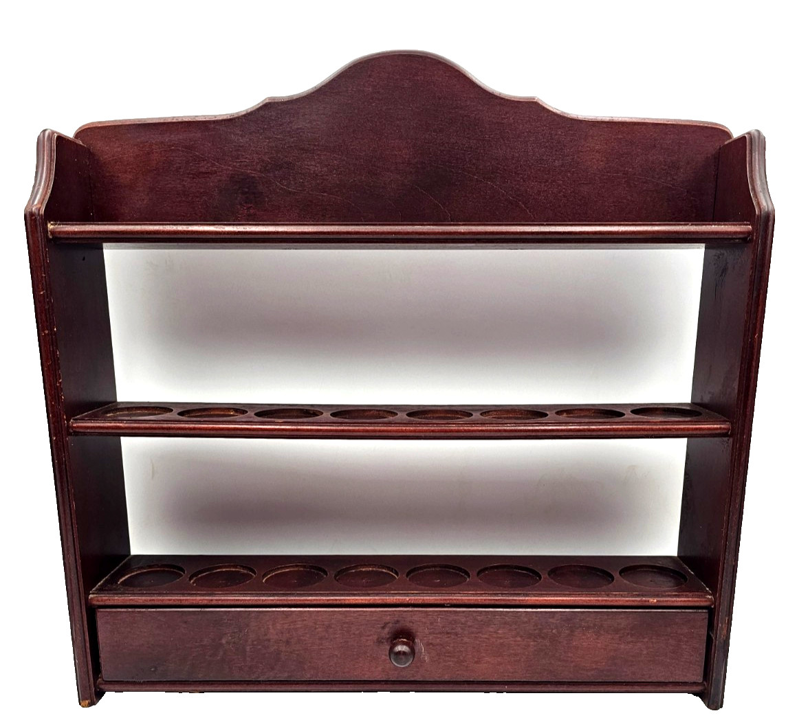 Original Lenox Spice Garden Wood Display Rack with Drawer (NO JARS)