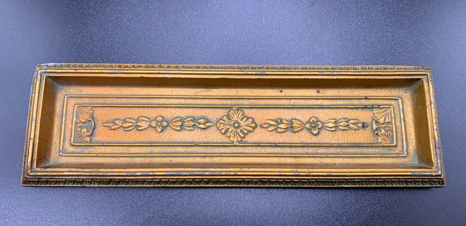Antique Kronheim & Oldenbusch bronze pencil or pen holder desktop holder