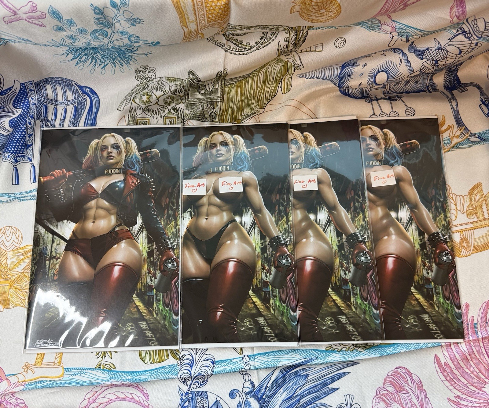 Harley Quinn Cosplay 4 Books Set (N/T/FX/FX) NM/Mint Fernando Rocha Limited 100