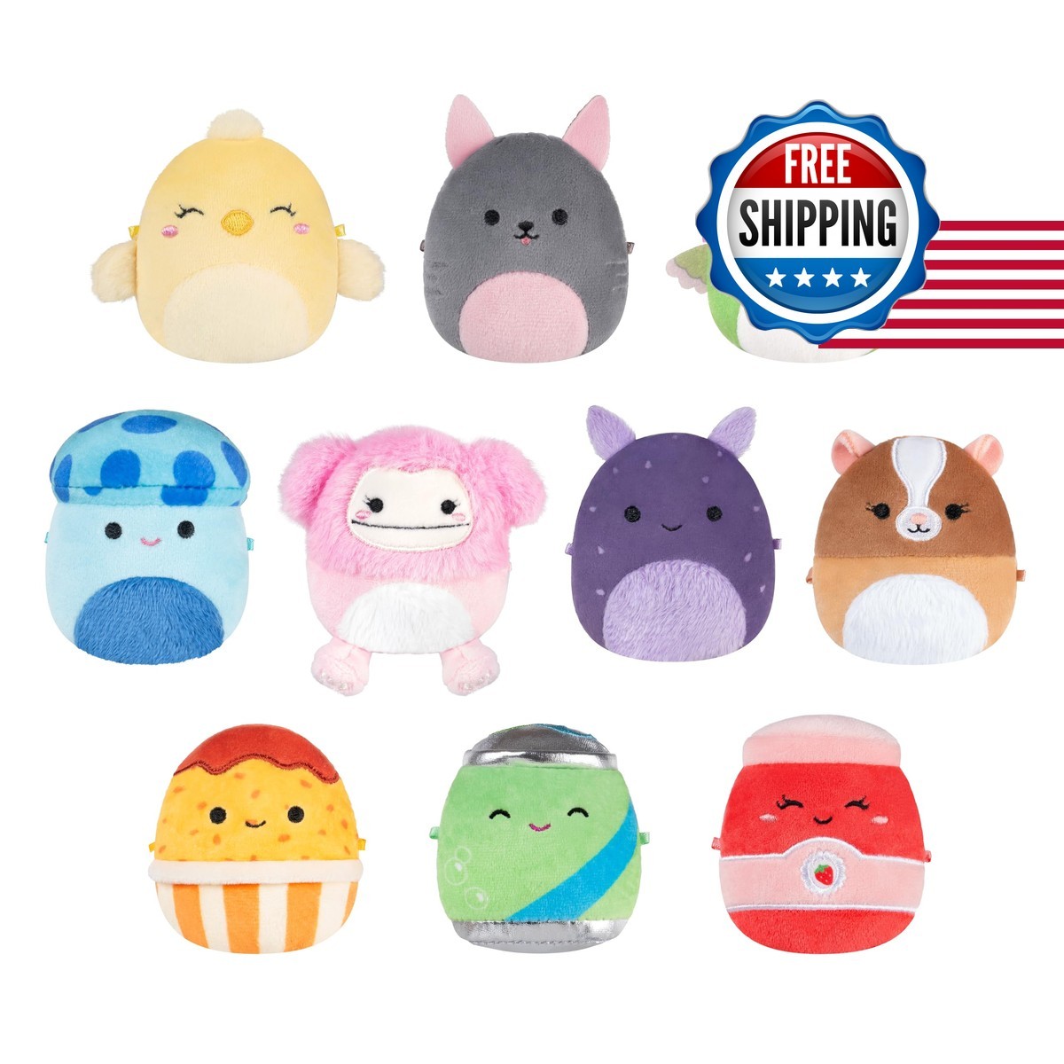 Squishmallows Original Micromallows Plush 10-Pack Squishmallows Original Micromallows Plush 10-Pack
