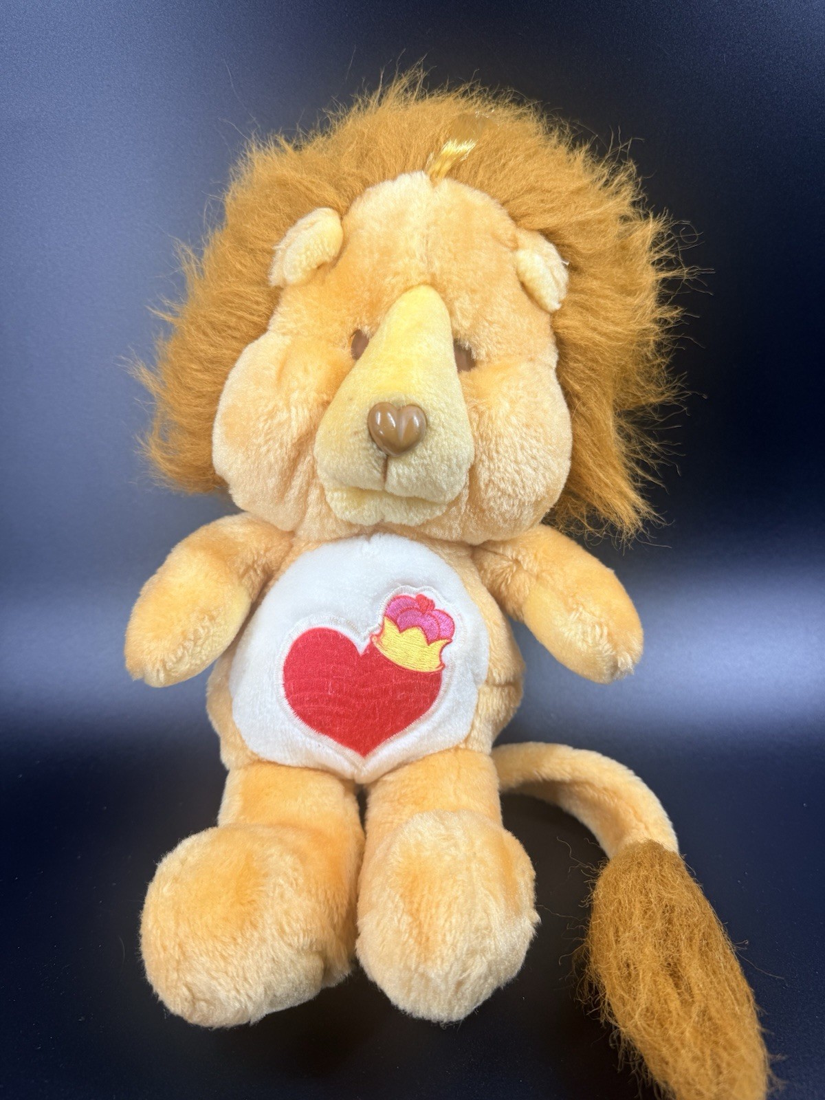 Kenner Vintage 1984 Brave Heart Lion Care Bear Cousins Plush Collectible 13”
