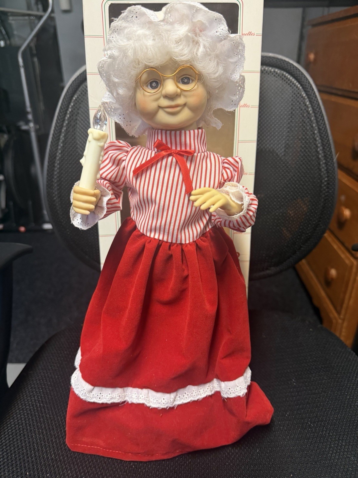 Vtg 1989 Telco Motionette Animated Mrs Santa Claus 15\