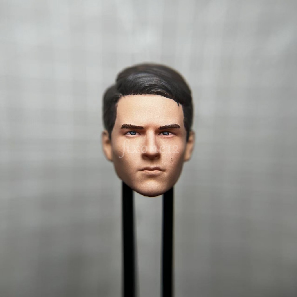 Painted 1/18 1/12 1/10 Tom Cruise Top Gun Head Sculpt fit 3.75\