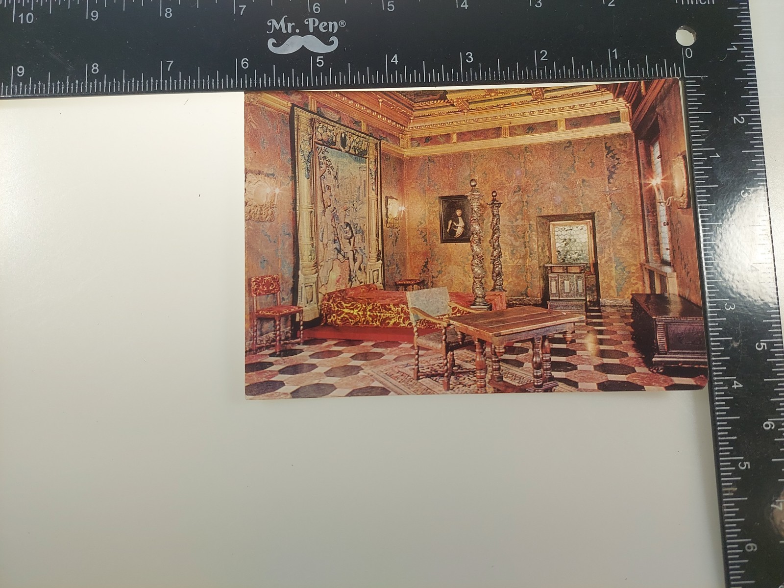 Vintage POLISH POSTCARD Wawel Castle Vasa Bedroom KRAKOW POLAND 📬📨