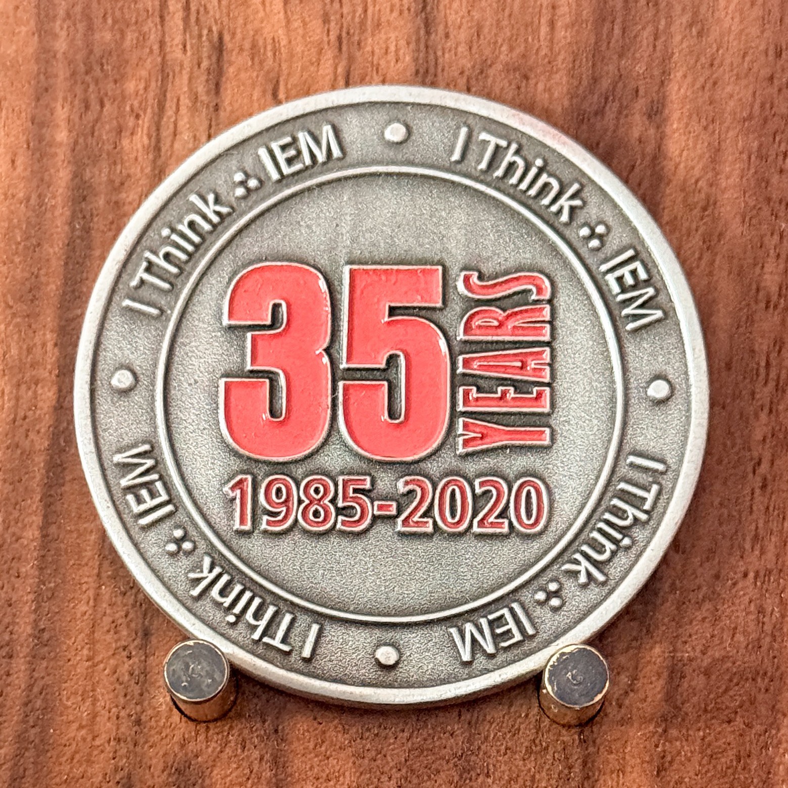 IEM 35 Years Of Innovation Safe Secure Resilient Challenge Coin  W#19