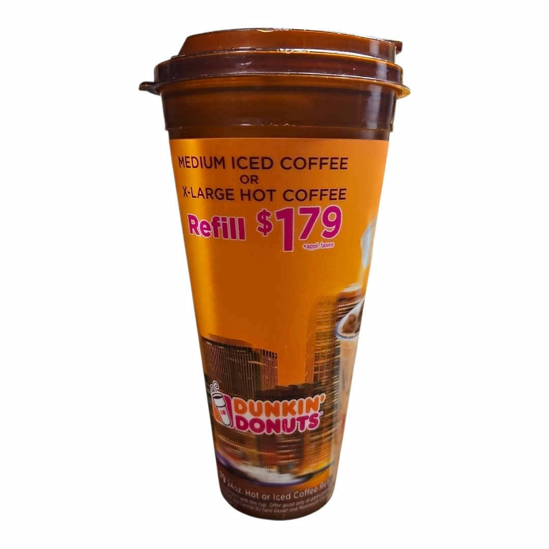 Dunkin Donuts 24oz Travel Mug Tumbler Capital Cups BPA Free Vintage USA