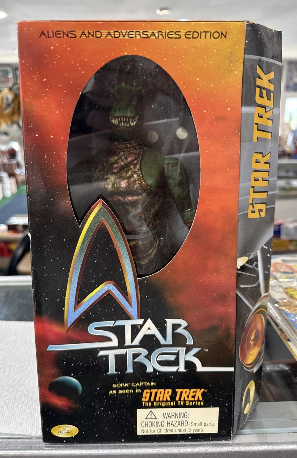 1999 PLAYMATES STAR TREK GORN CAPTAIN 12” ACTION FIGURE