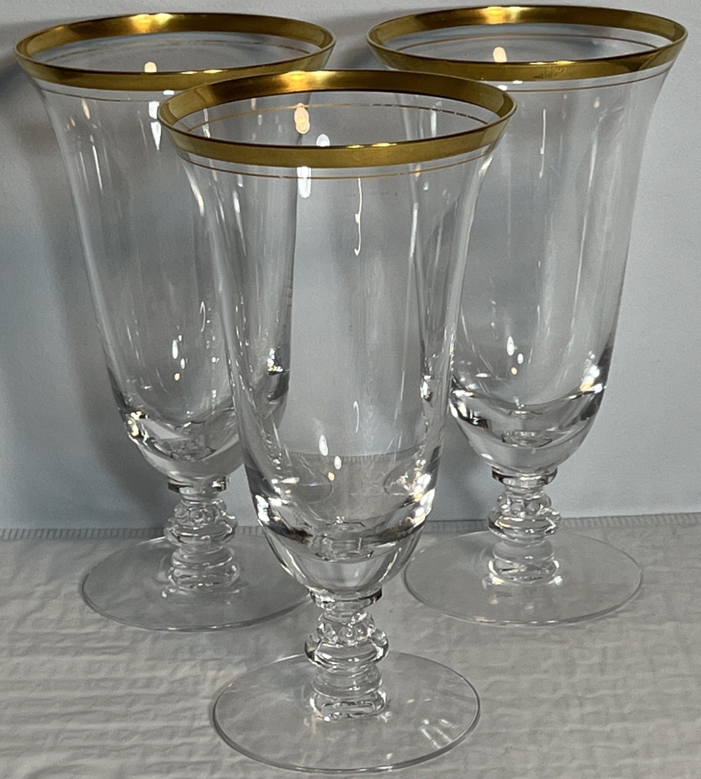 Set Of 3 Tiffin-Franciscan Saturn Iced Tea Glass 6 1/2\
