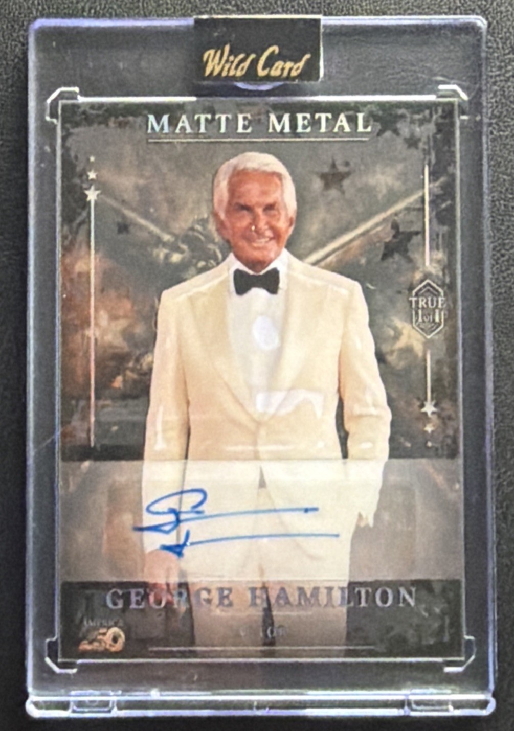George Hamilton 2026 Wild Card Matte Metal Entertainment True #d 1/1 Autograph