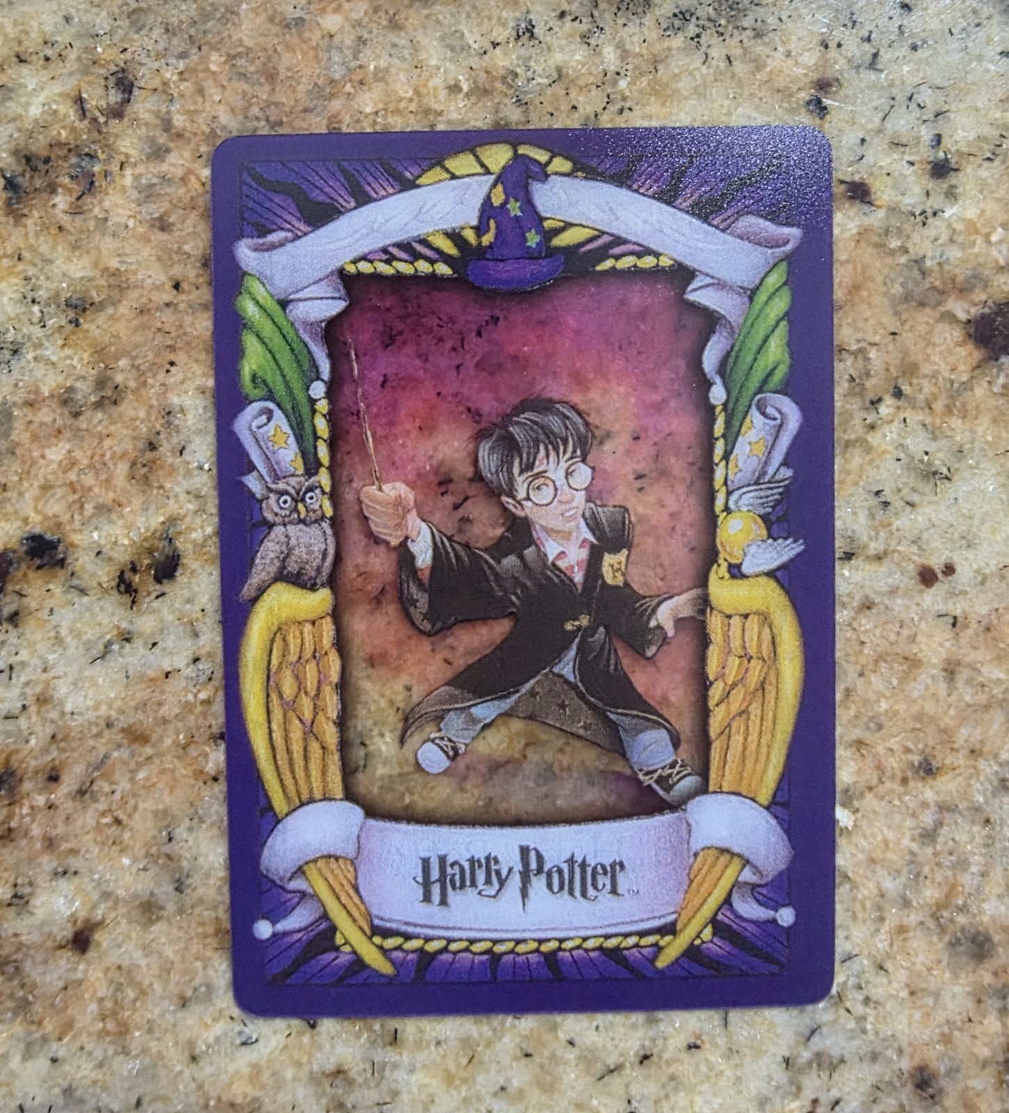 2001 Warner Bros. Harry Potter Chocolate Frog Series 1 Japan #6 Lenticular 