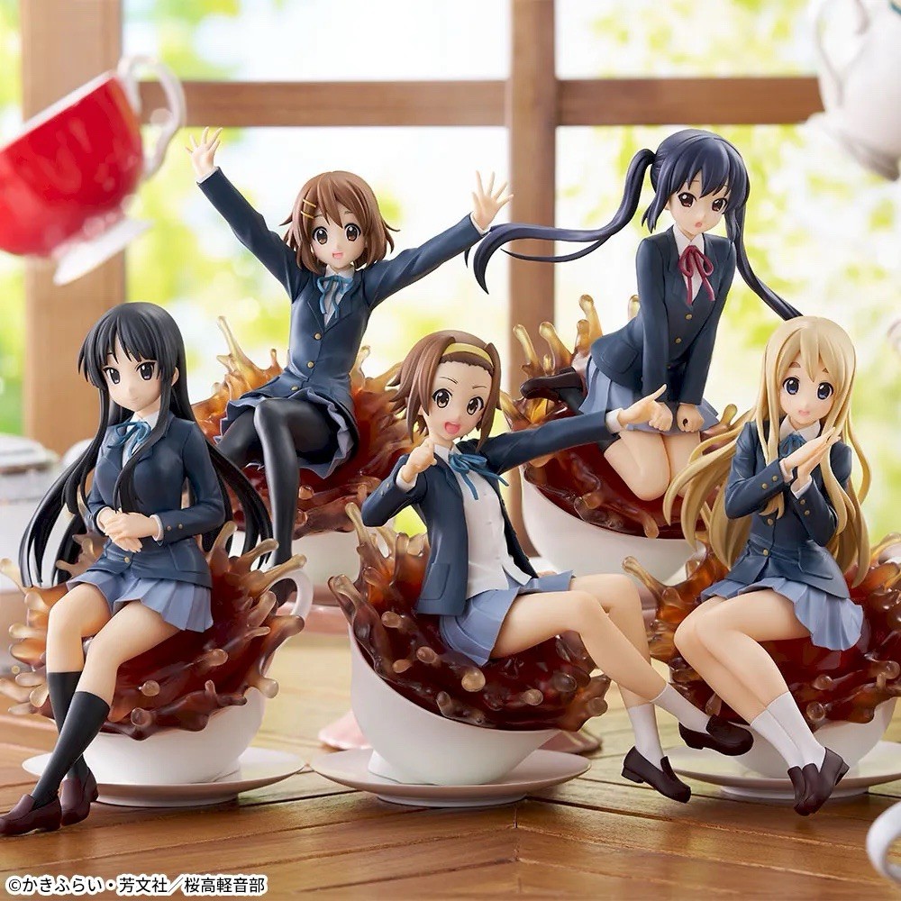 K-ON Luminasta Complete Figure Set 5 Yui Mio Ritsu Tsumugi Azusa NEW JAPAN