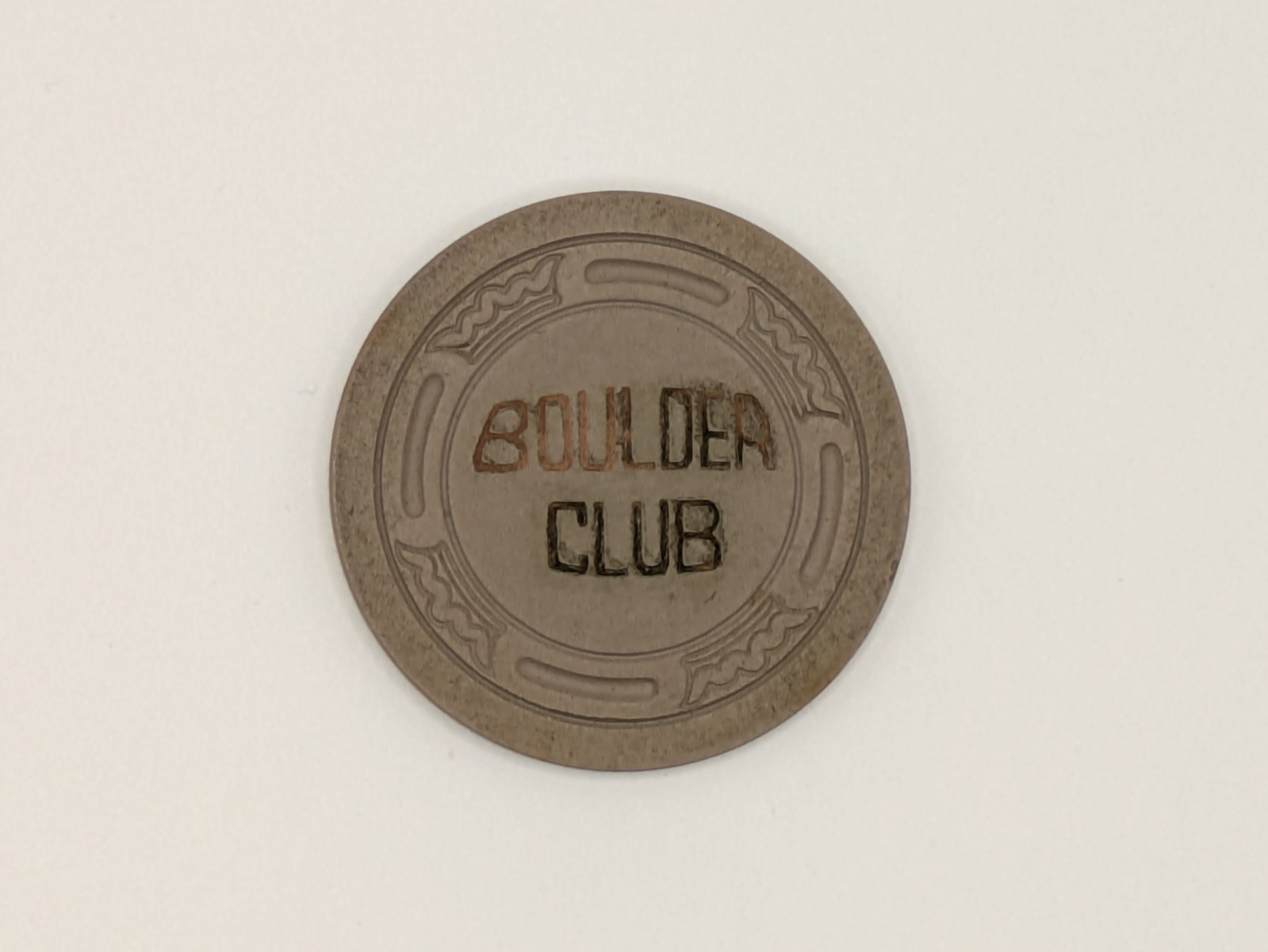 Boulder Club Casino (Downtown LV) $5 Chip 1940s Era, Used, VG/Ex Condition Boulder Club Casino (Downtown LV) $5 Chip 1940s Era, Used, VG/Ex Condition