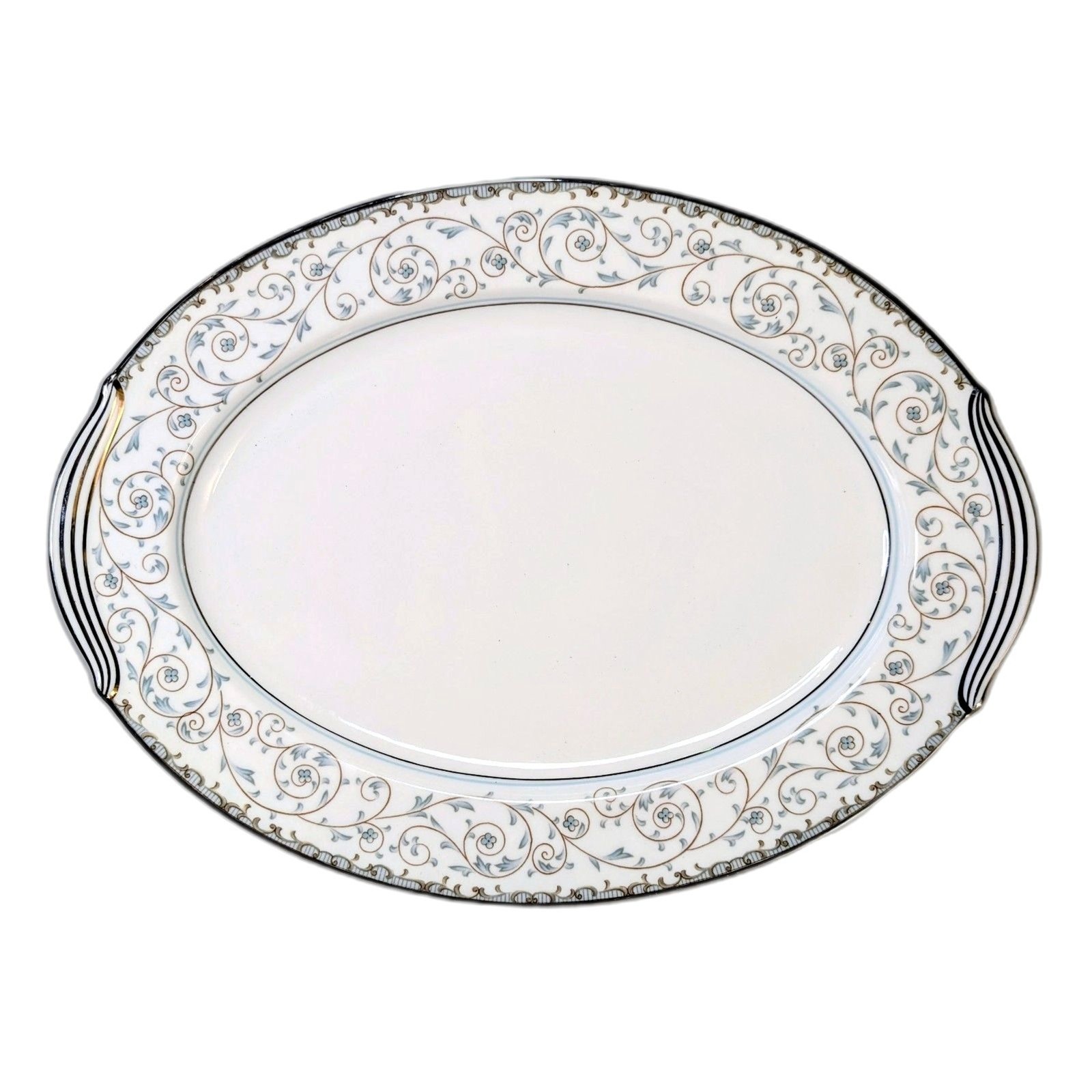 Vintage 1950s Noritake China Oxford 5767 Large 13 Inch Oval Serving Platter