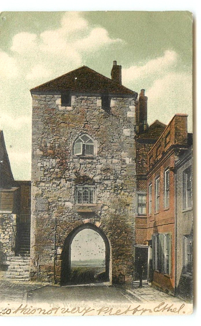 Postcard - The Westgate Southampton - United Kingdom