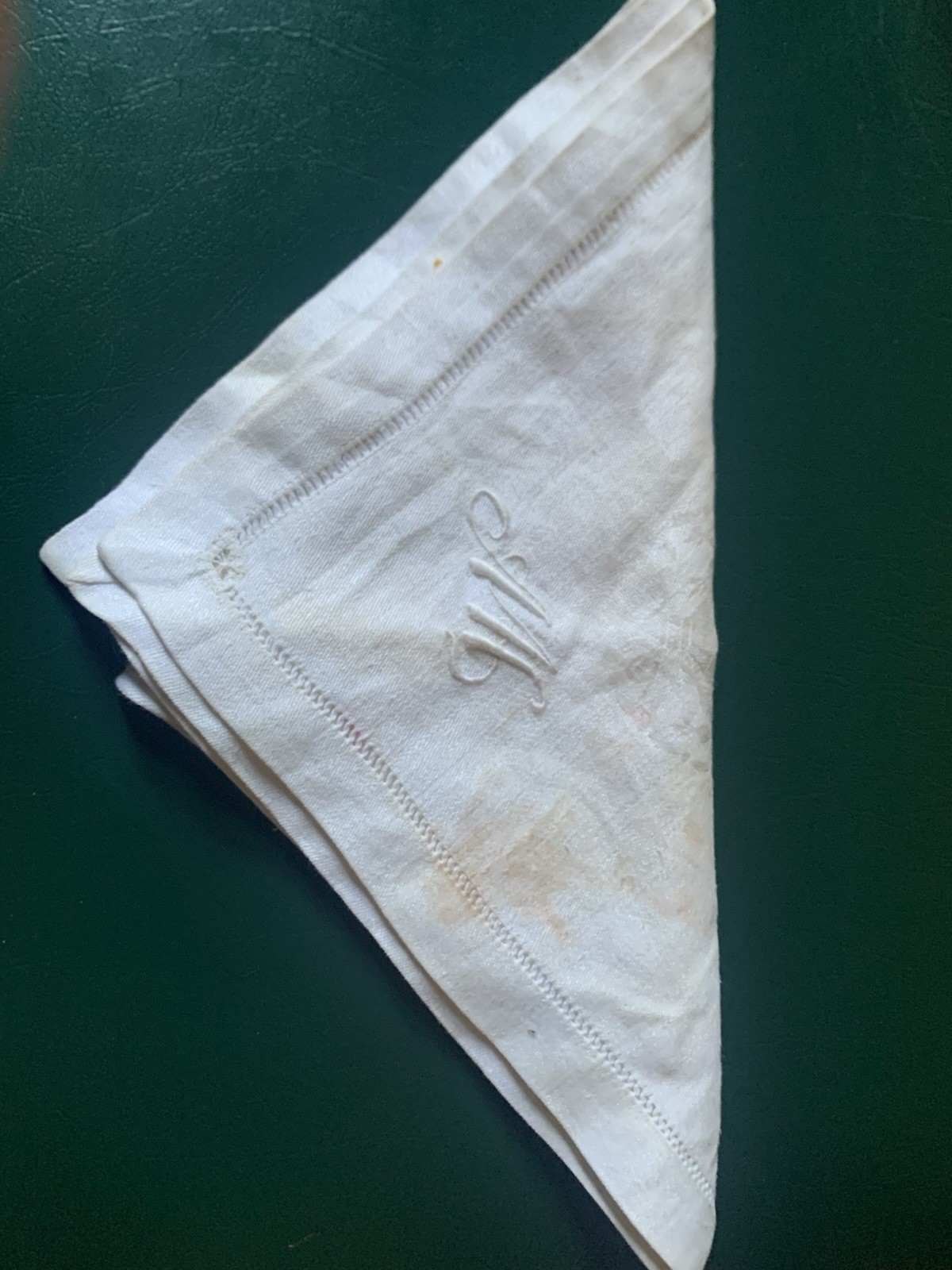 A.H.fancy Personally Used Napkin Vet Trophy Berghof
