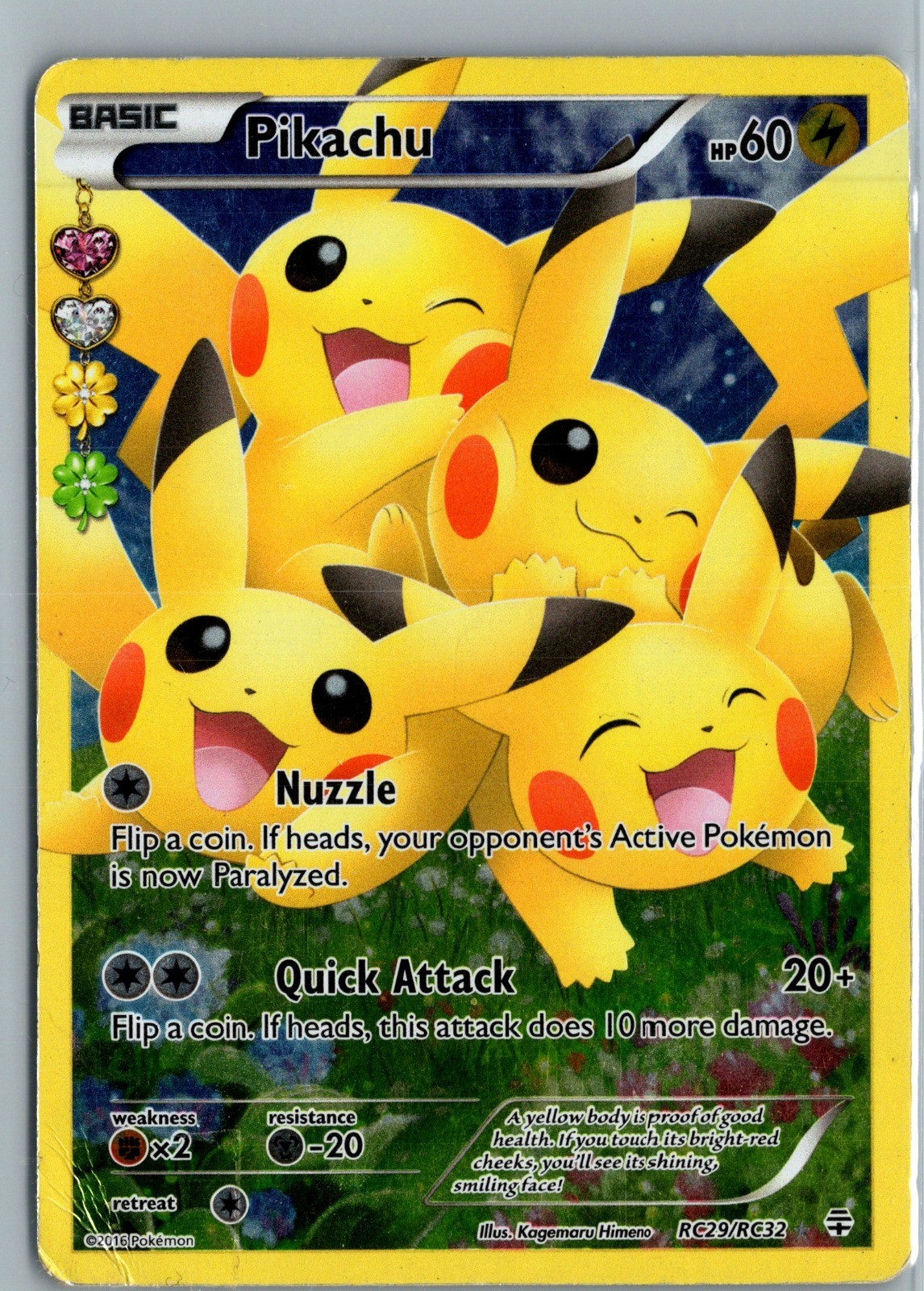 Pikachu (Full Art) Holo Ultra Rare Generations: Radiant Collection RC29/RC32 HP Pikachu (Full Art) Holo Ultra Rare Generations: Radiant Collection RC29/RC32 HP