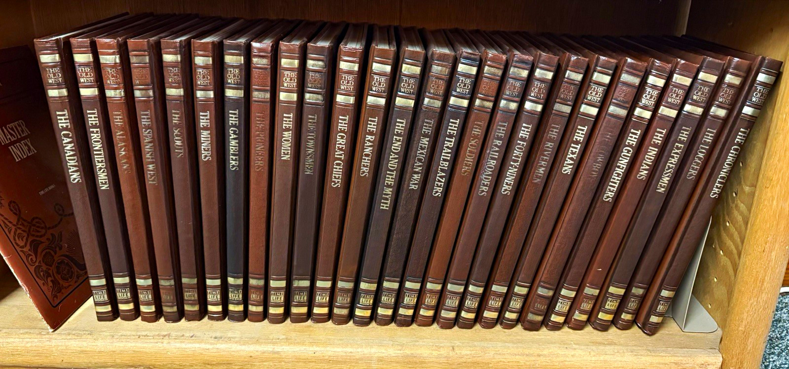 Time-Life Books The Old West Book Set Collection with Rare Master Index