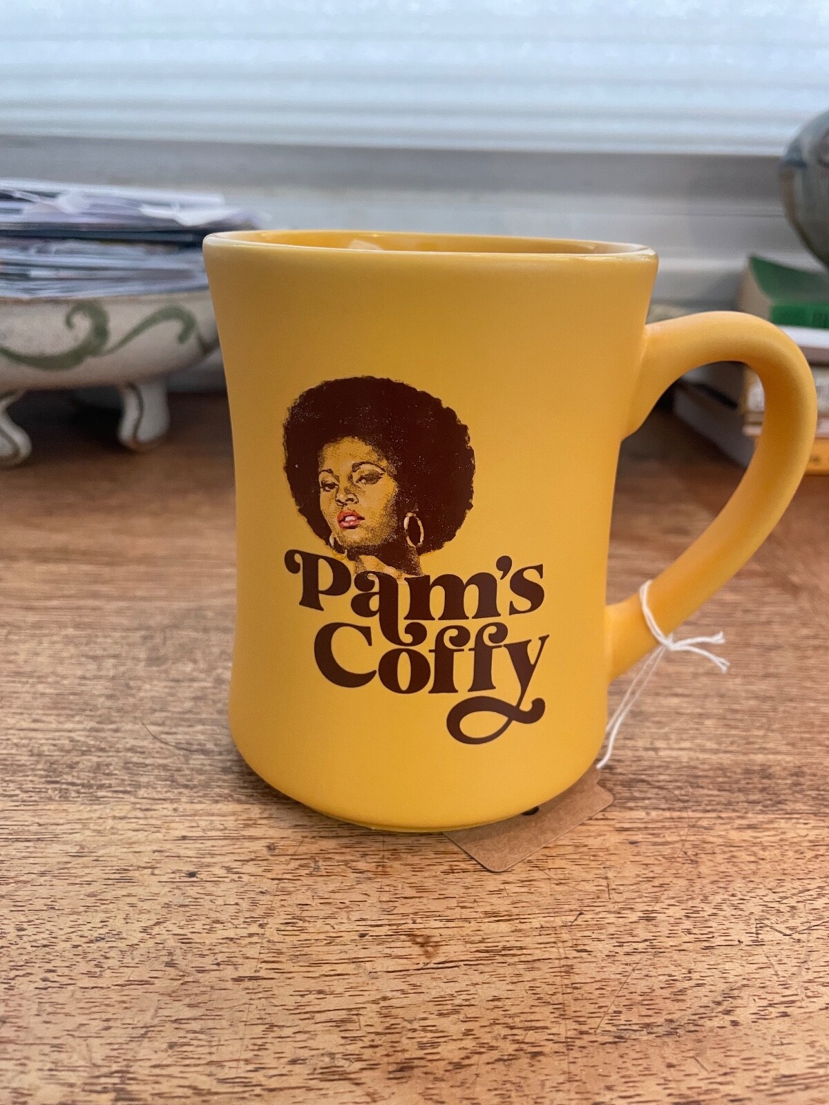 Pam’s Coffy Mug Quentin Tarantino Pam Grier Coffee Cup Vista Theatre Los Angeles