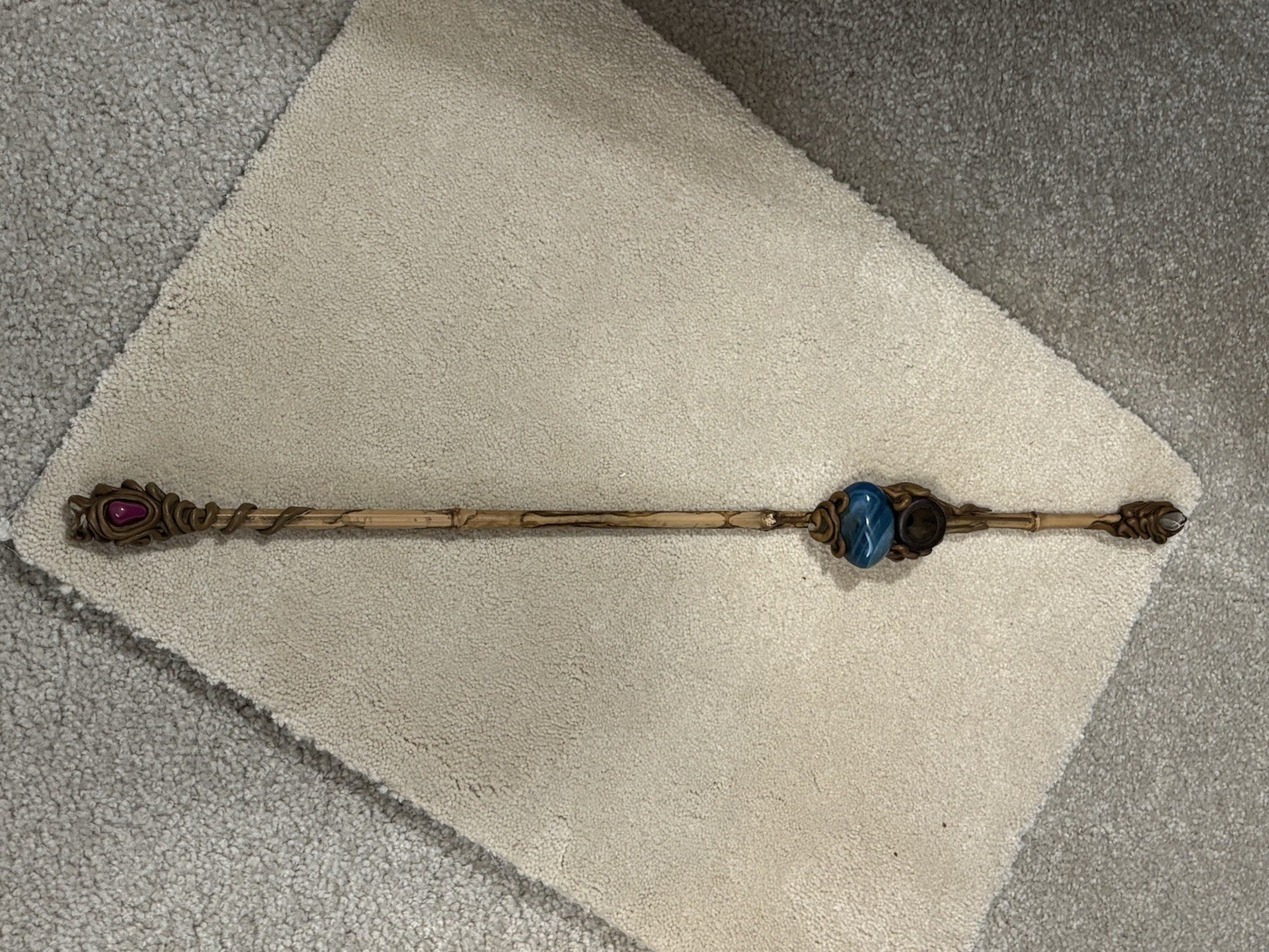 Vintage TALISMAN Handmade 20” Smoking Pipe One of a Kind 