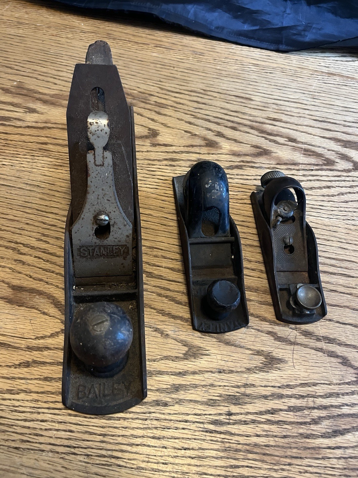 Vintage Stanley Bailey No. 5 Wood Hand Plane 14