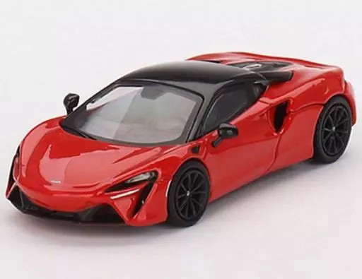 1/64 McLaren Altura 2023 Left Handle Vermilion Red Diecast Model