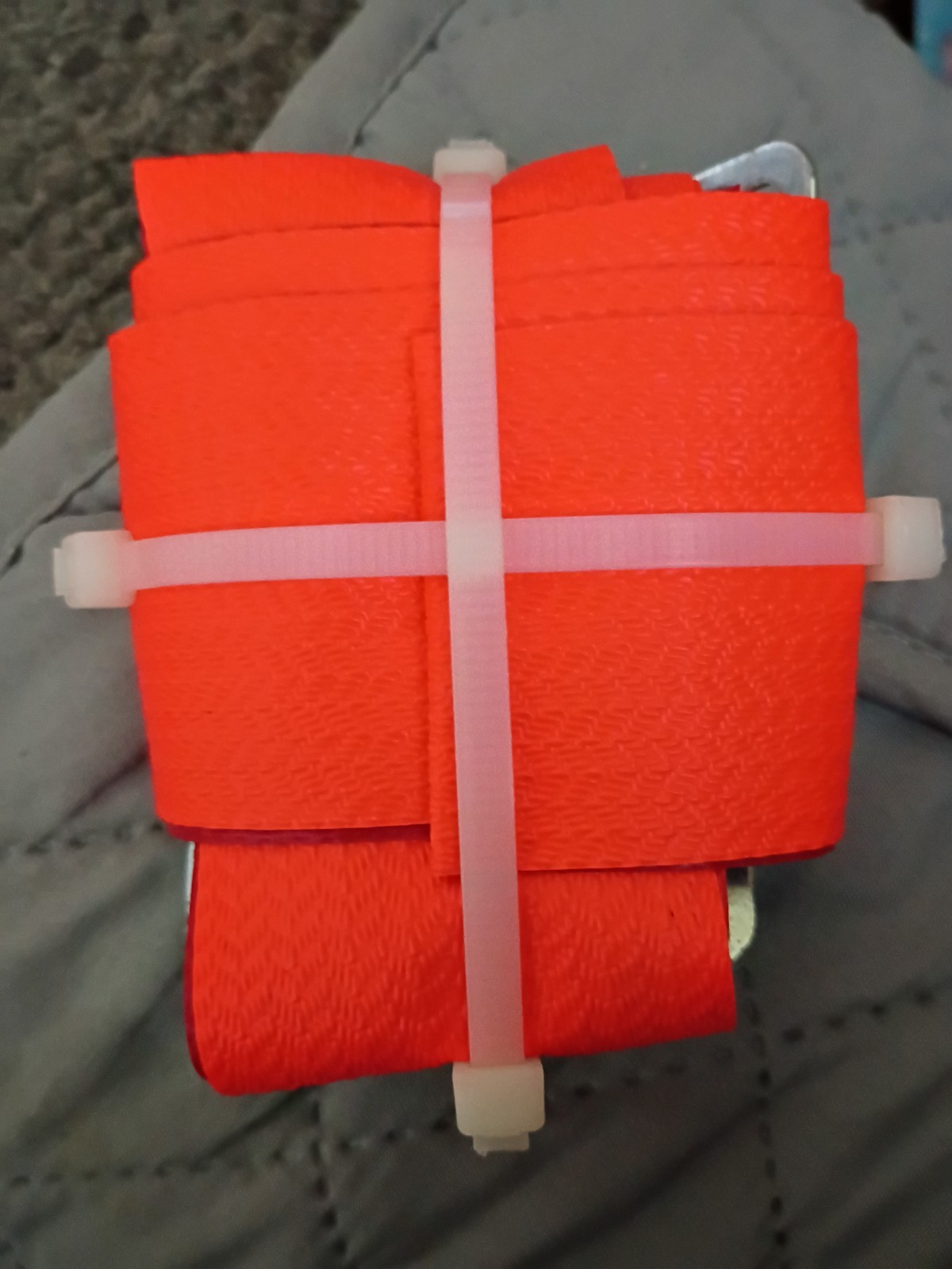 Vintage 1980's Orange School Safety Patrol (Crossing Guard) Sash Belt & Handbook