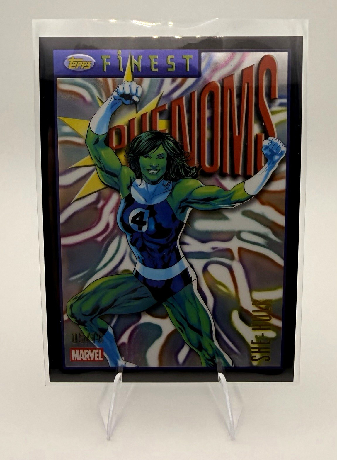2026 Topps Finest Phenoms She-Hulk TF-078 Black 05/10