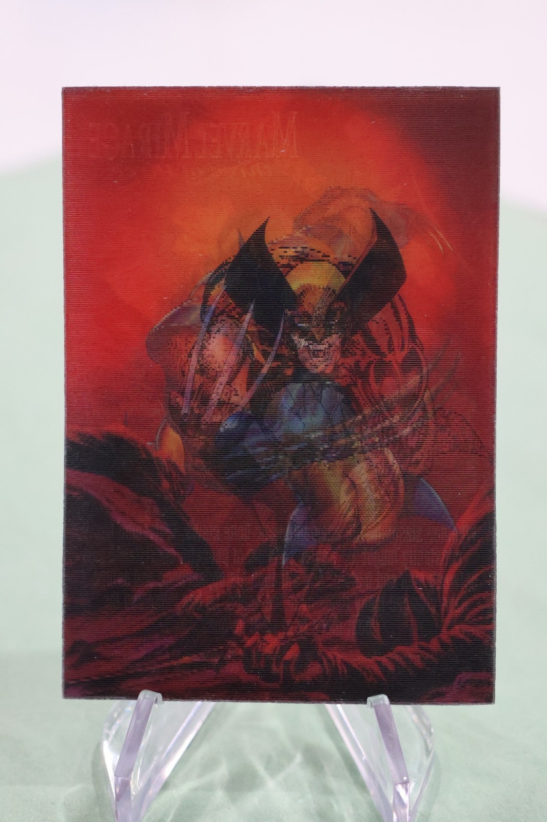 1996 Fleer Ultra X-Men Wolverine Insert Chase Mirage Card #3