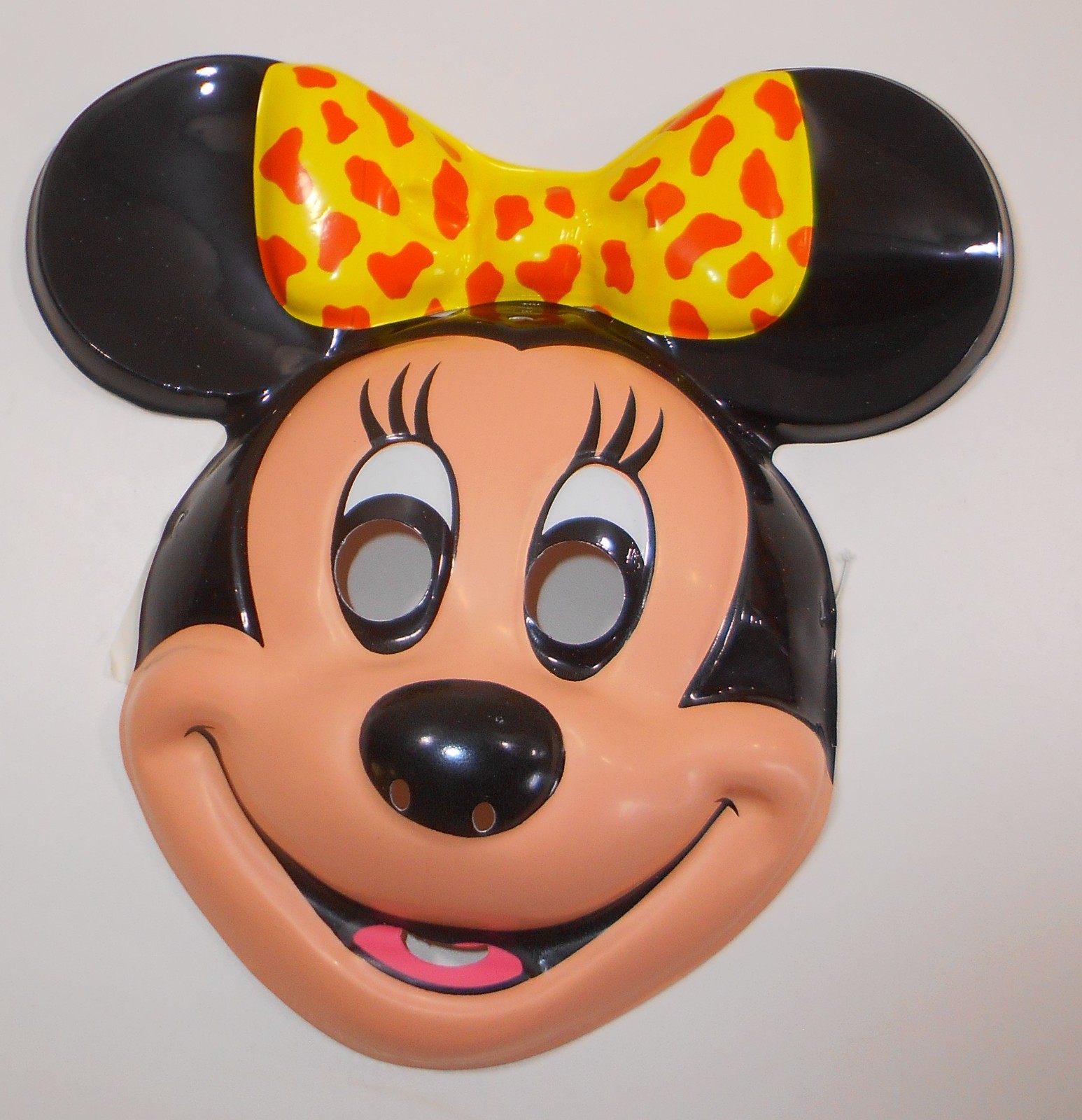 Vintage Ben Cooper Disney Minnie Mouse Halloween Mask - plastic