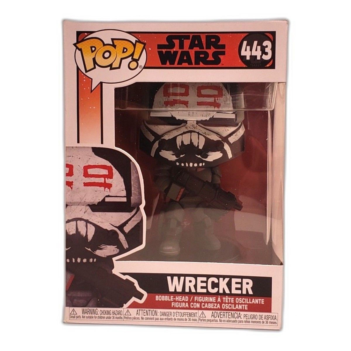 Funko POP Star Wars the Bad Batch WRECKER #443 Bobble Head Figure New