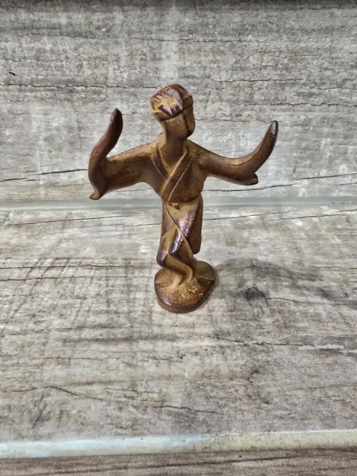 Cast Iron Figure - Dancing Man - Keiten Takahashi - Circa 1950s -Statue -Vintage Cast Iron Figure - Dancing Man - Keiten Takahashi - Circa 1950s -Statue -Vintage