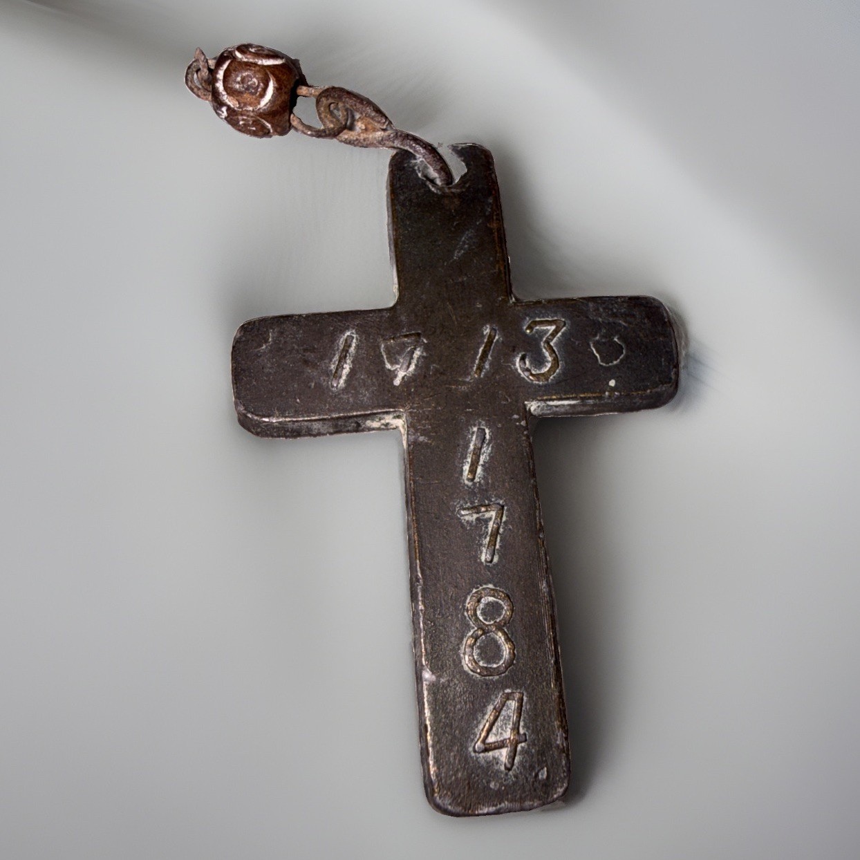 Vintage Pendant St. Junipero Serra 1713-1784 Religious Christian Cross Catholic