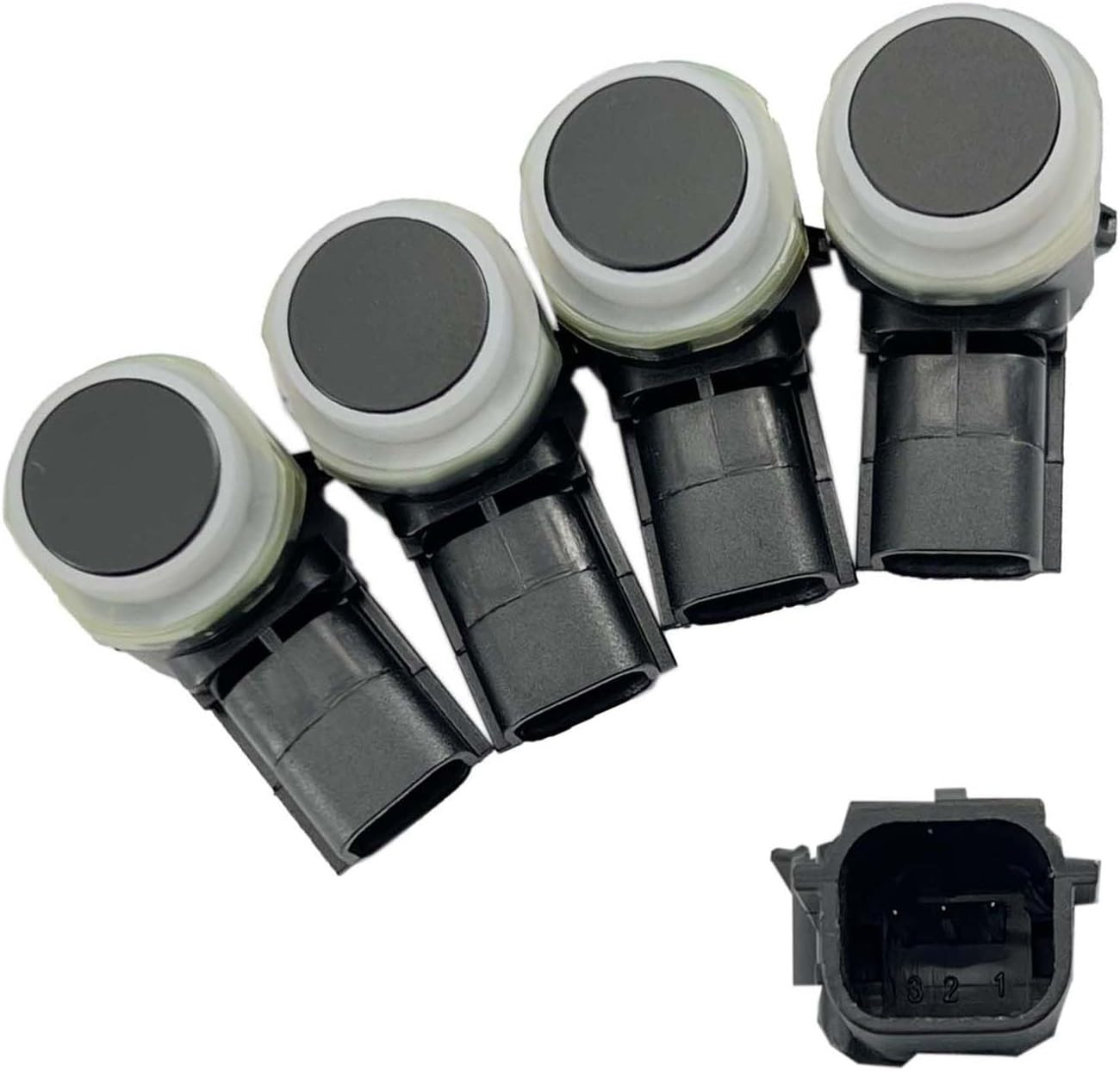 4PCS Parking Bumper Reverse AID Backup Sensor 8A53-15K859-Abw,Compatible with Ed 4PCS Parking Bumper Reverse AID Backup Sensor 8A53-15K859-Abw,Compatible with Ed