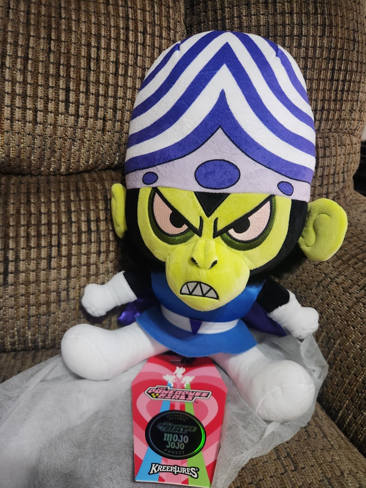Killstar Kreeptures Powerpuff Girls Mojo Jojo Plush #8822 14in Htf