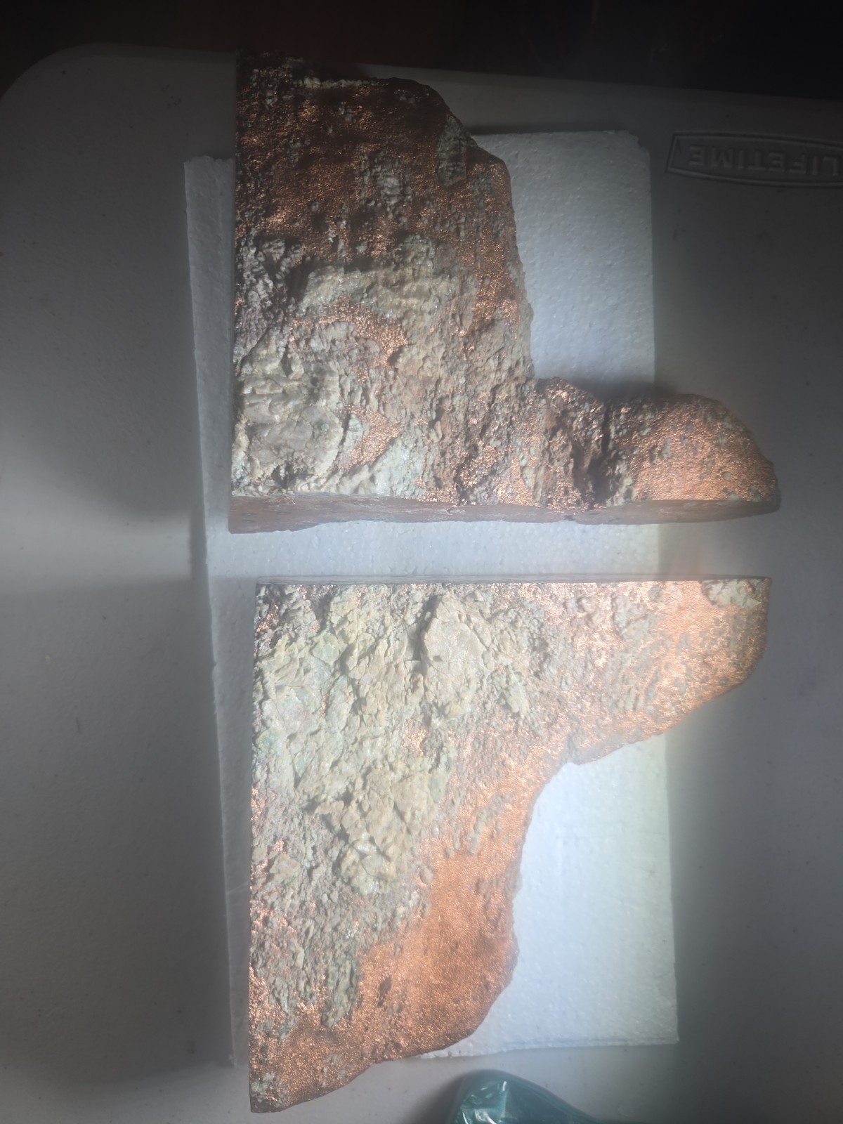 Massive 24 lb 12 oz Native Copper Polished Bookends – Museum Quality Mineral