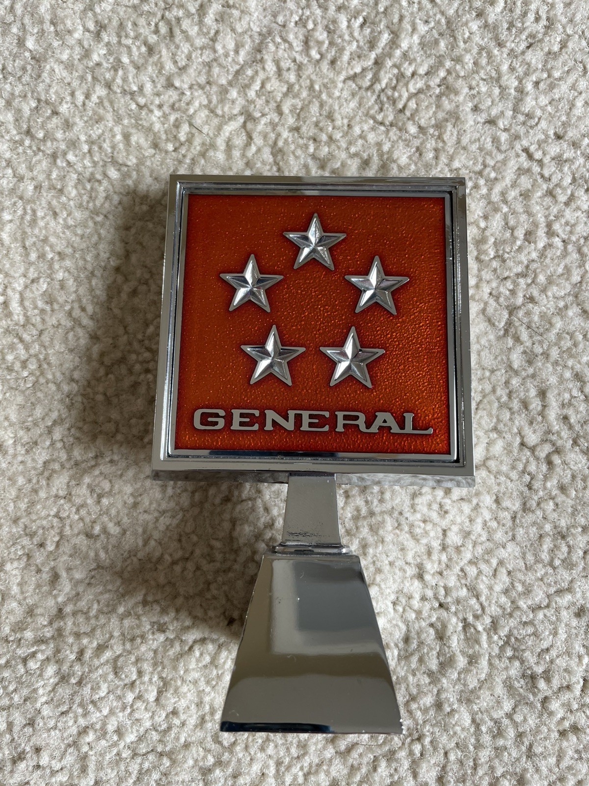 Rare Vintage GMC General 5 Star Hood Ornament