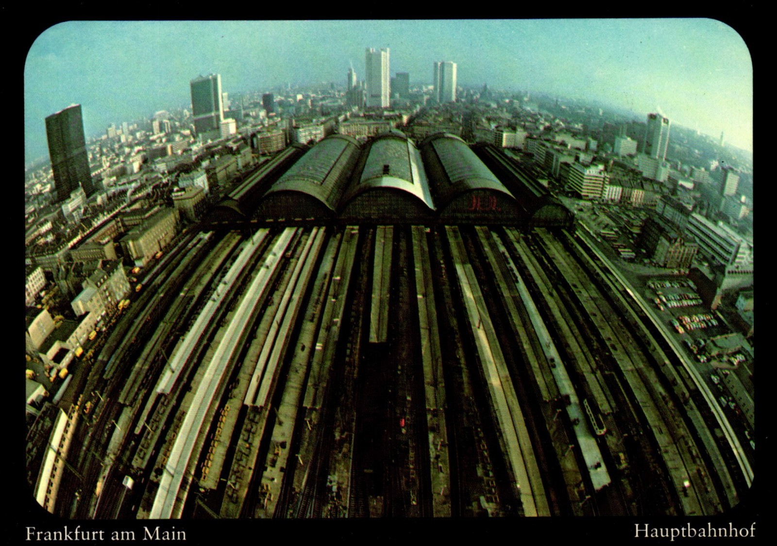 Hauptbahnhof Frankfurt am Main Germany Postcard