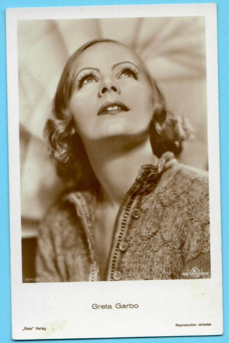 GRETA GARBO # 5717/2 VINTAGE PHOTO PC. PUBLISHER GERMANY 6833