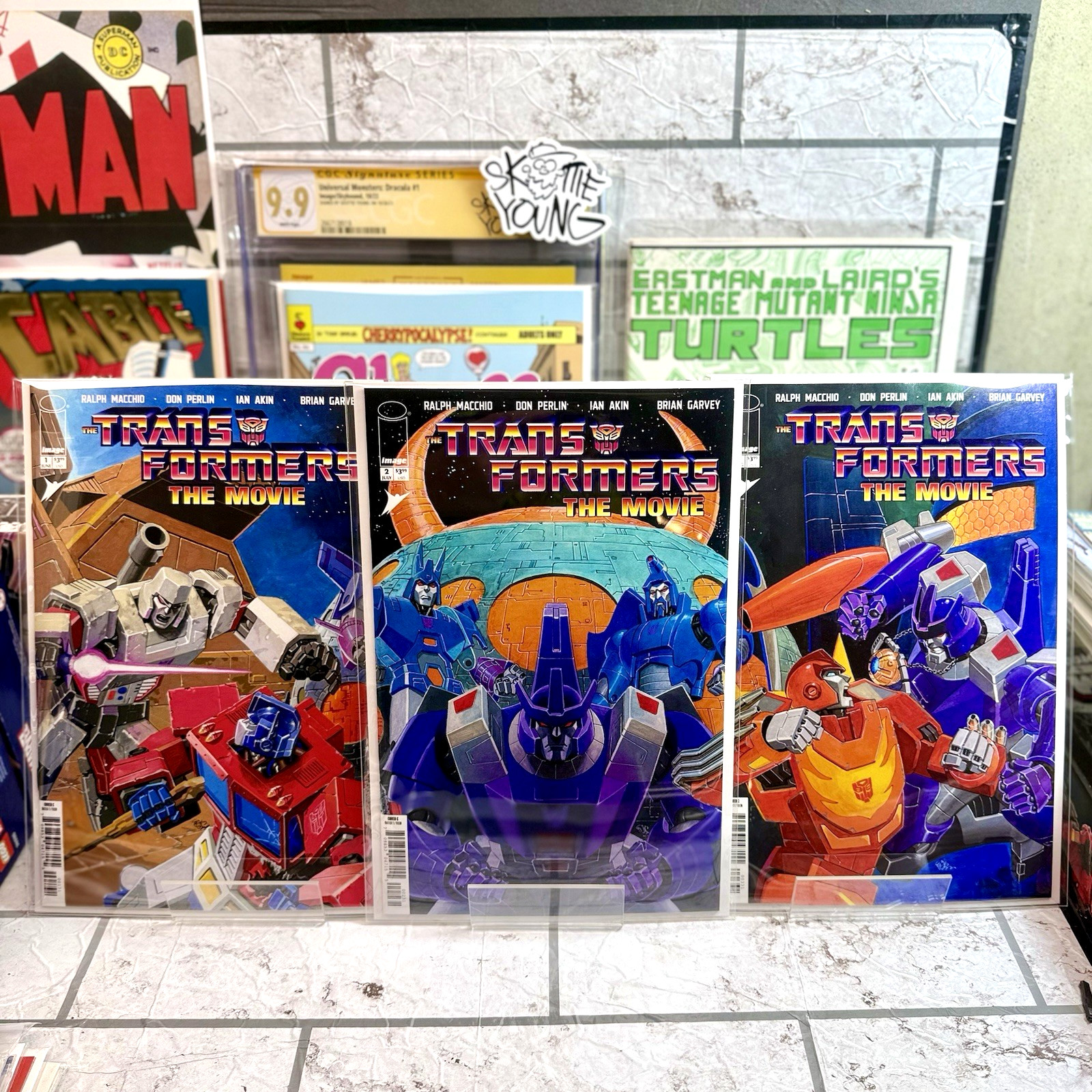 The Transformers: The Movie 40th Anniversary #'s 1 - 3 E. J. Su 1:10 Incentives